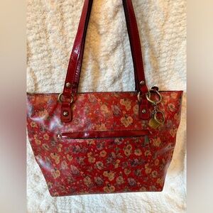 Patricia Nash red leather bag